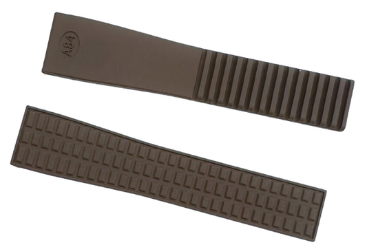 High Quality Rubber Watch Strap Brown Color fit to PATEK P Aquanaut 19x16m