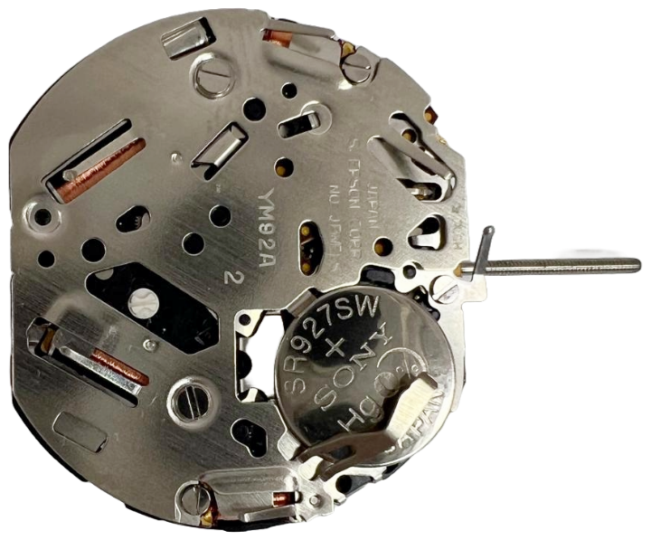 Hattori  YM92A 3H With DT3 Seiko Quartz Watch Overall Height: 5.9mm