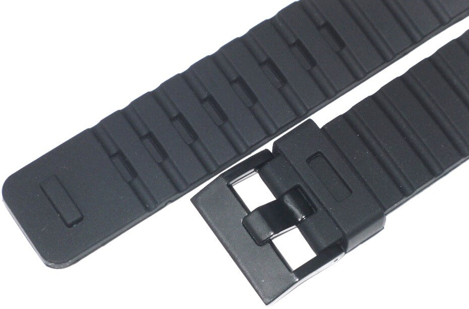 Watch Band Silicone Black 24mm (Heavy) Sports Watches