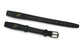 10mm Design Black Tapered Leather Vintage Watch Band Open End