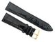 22mm Black Designer Alligator Genuine calf Leather Watch Strap Band