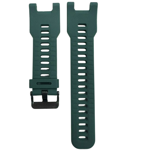 26mm Green Rubber Watch Strap Band w/ Buckle & Tools