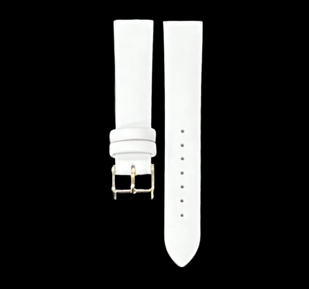 Unstitched Genuine Leather Watch Band Strap with Plain Smooth Finish 12-26MM