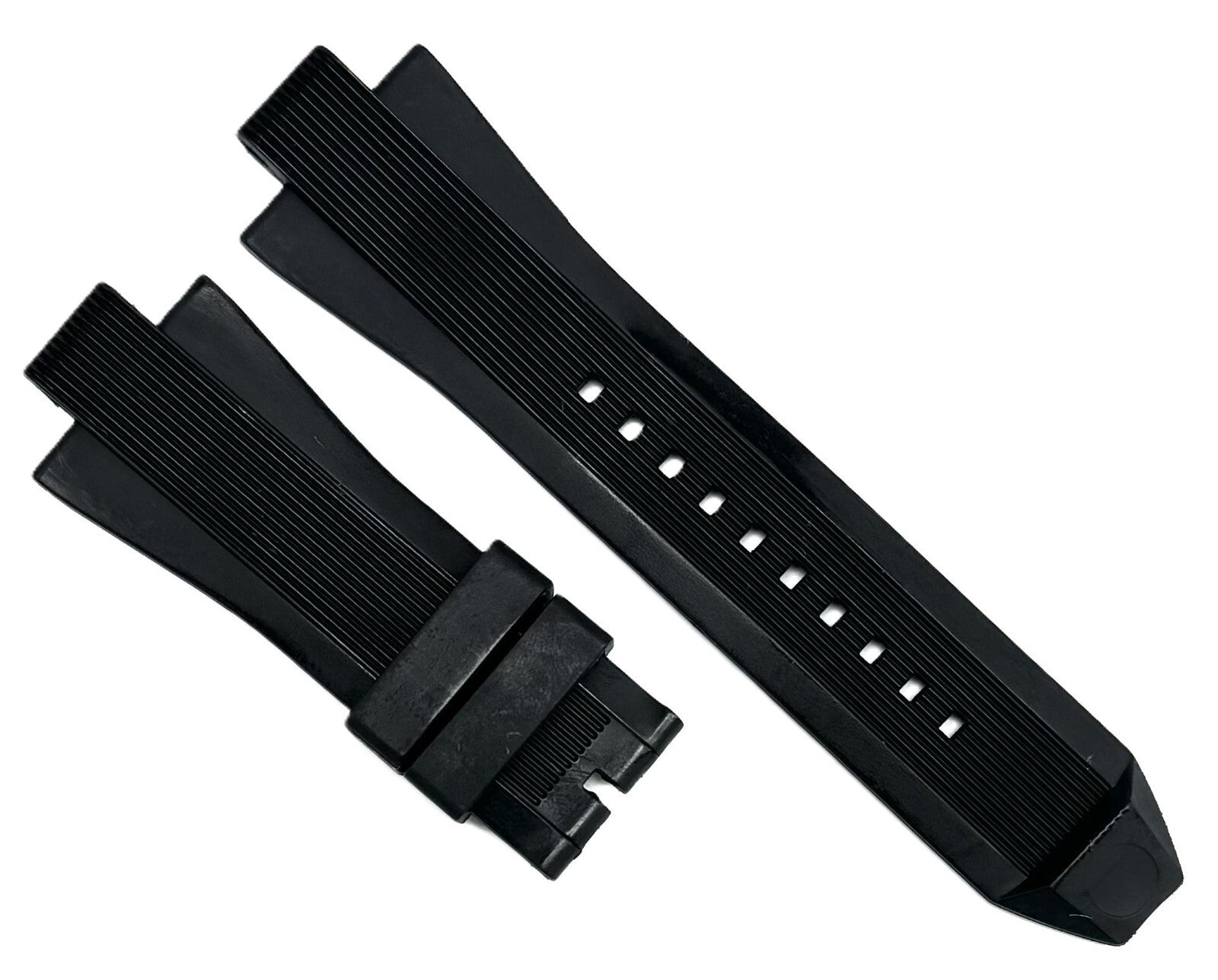 13mm Classic Black Rubber Replacement Watch Band for Michael Kors, Dylan Watches