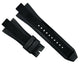 13mm Classic Black Rubber Replacement Watch Band for Michael Kors, Dylan Watches