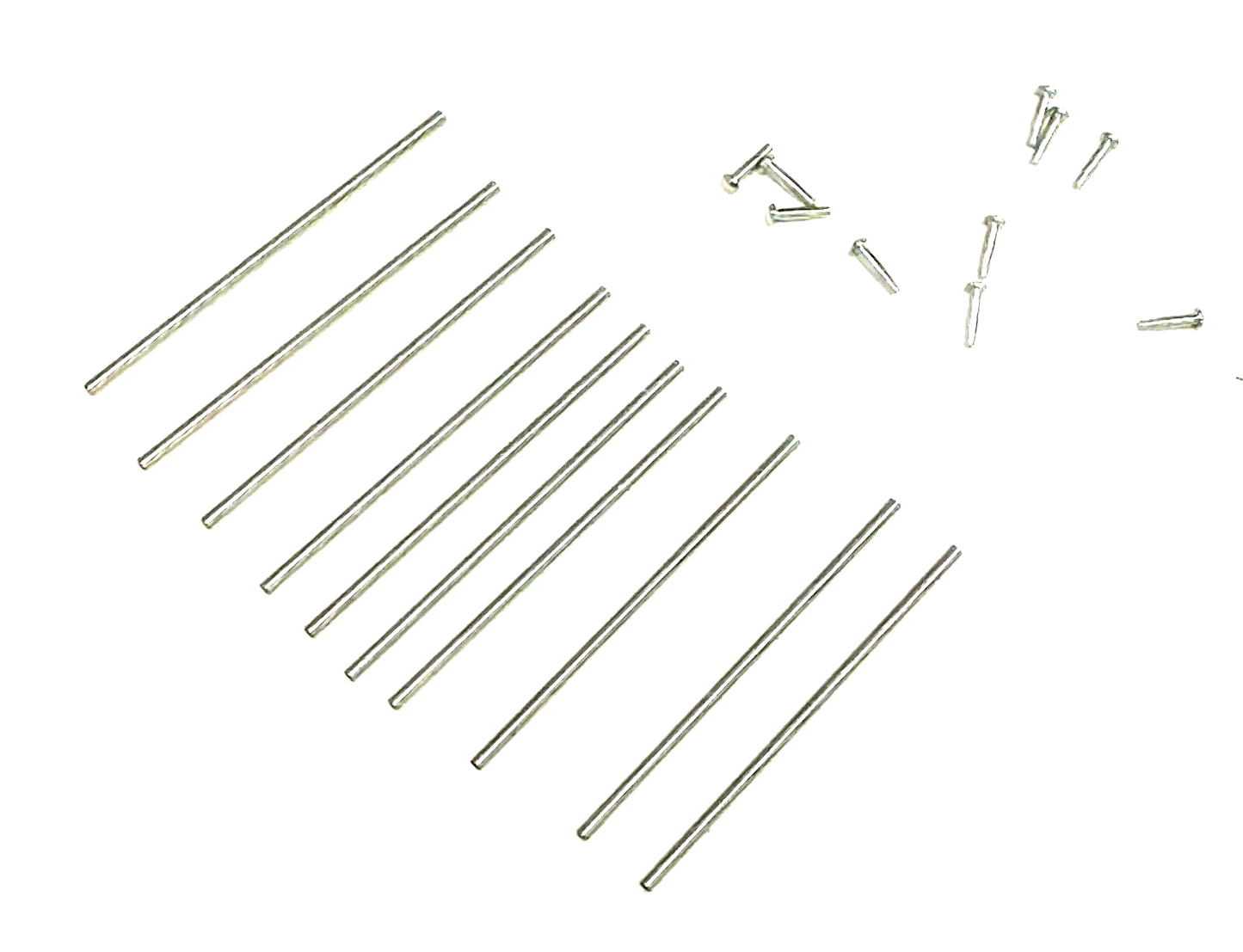 SET OF 10 SAFETY LOCK PINS FOR MEN WATCH BAND FLIP LOCK CLASP SIZE(30MMx1.7X1.3)