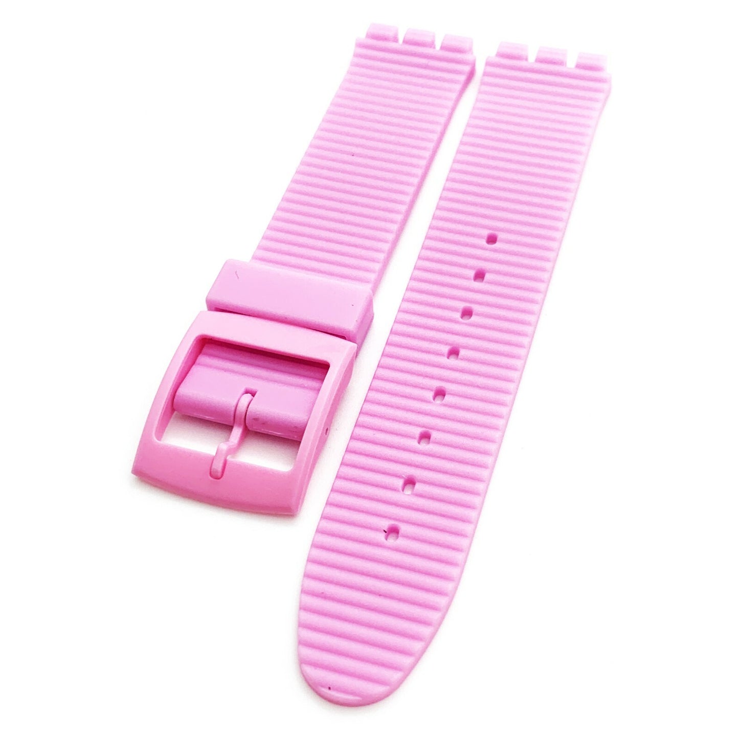 Swatch Watch Band 17 MM in Hot Pink, Red, Blue, Transparent Speed Bump Style