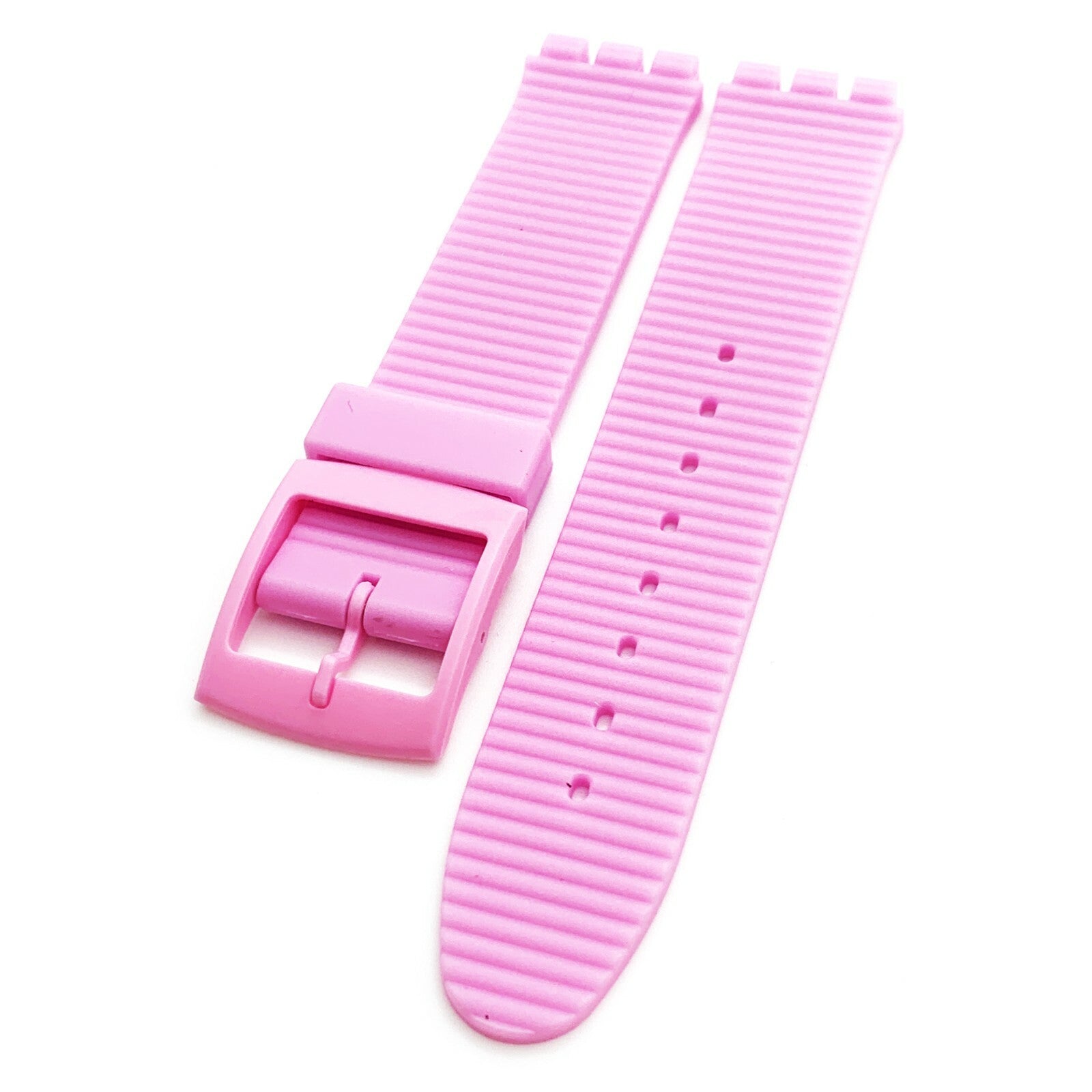 Swatch Watch Band 17 MM in Hot Pink, Red, Blue, Transparent Speed Bump Style