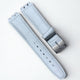 Genuine Leather 19mm White Leather Watch Bands - Swatch Watches Replacement Band