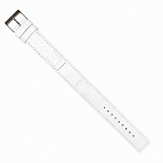 20mm Genuine Leather Black Watch Band – Compatible with Fossil & Guess Watches
