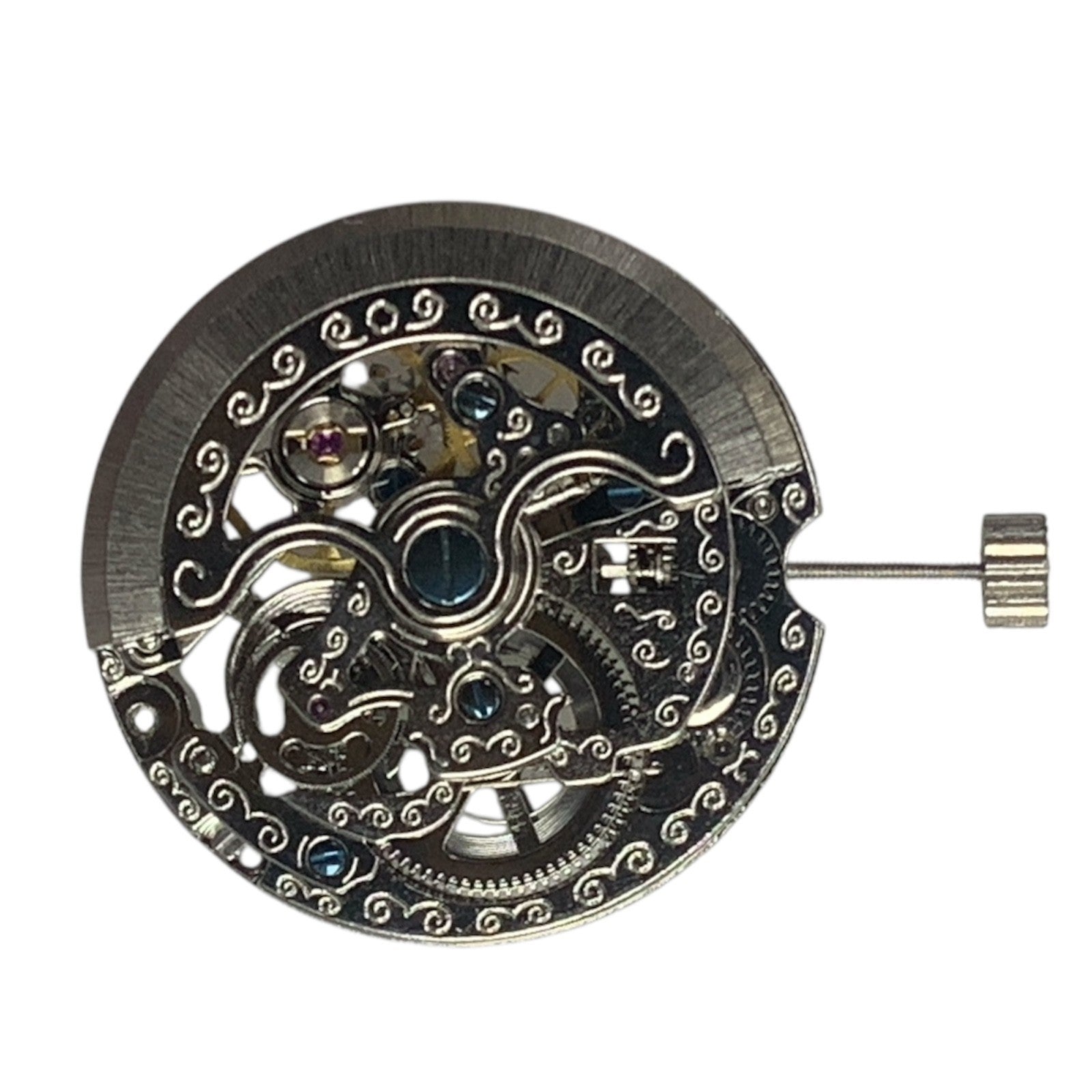 Chinese Watch Movement Automatic Skeleton Mechanical TY2807 3Hands