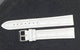 Lot of 6 Watch Band Genuine Leather Alligator White(PADDED) 16,18,20,22,24mm XXL