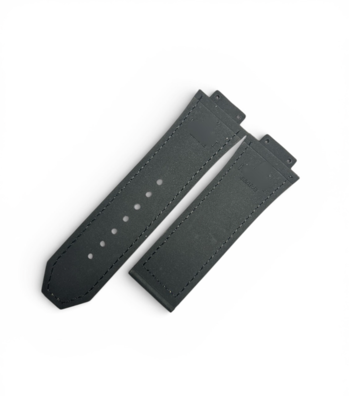 MATTE LIGHT BROWN SUEDE LEATHER WATCH BAND FOR HUBLOT WATCHES OF SIZE 29X24MM