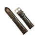 Watch Band Brown Genuine Leather Alligator Grains  Padded 16 MM  Best Quality