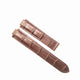 WATCH LEATHER BAND STRAP FOR CARTIER SANTOS 18MM BROWN WATCH TOP QLTY