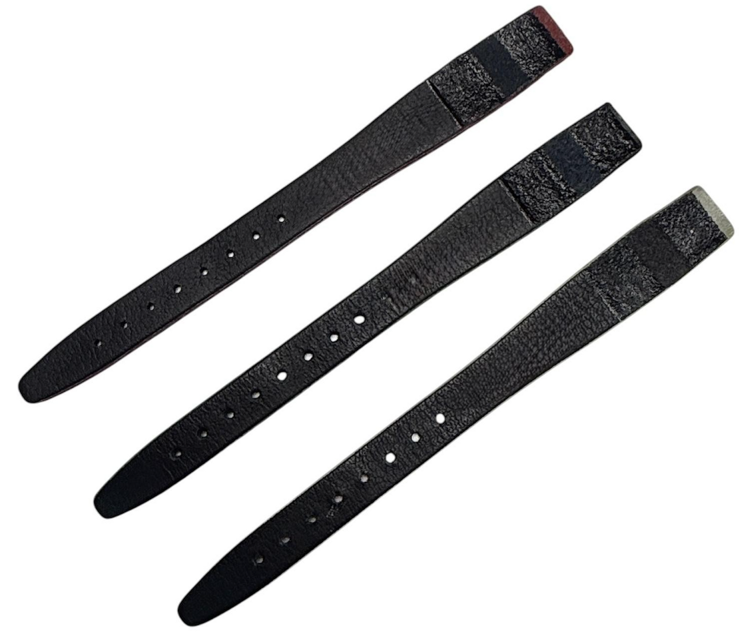 13mm Lizard Grain Genuine Leather - Open Ended Watch Band