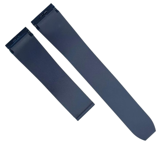 21mm Blue Silicone Rubber Watch Band Strap for Cartier | Sport Style