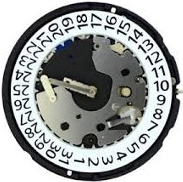 Watch Movement Ronda Chrono 3 Eye Quartz  Z60 Overall Height 6.8mm