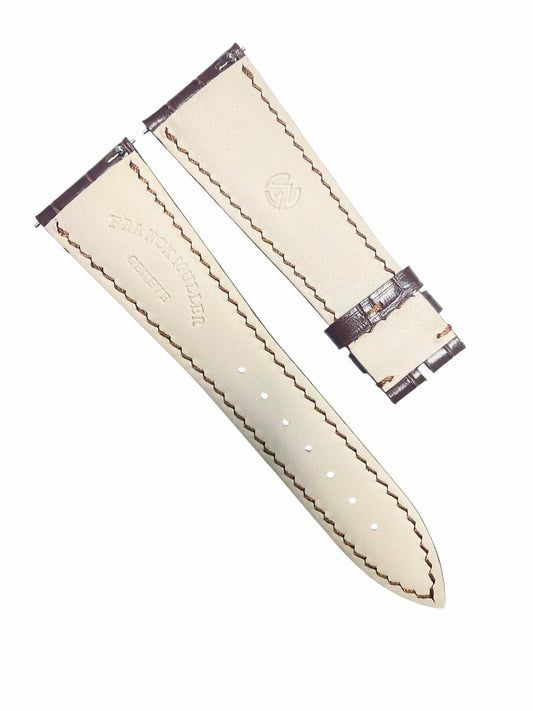 Genuine Franck Muller Watch Band 24mm x 18mm – Dark Brown