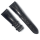 Real Genuine Alligator Leather Black Watch Band - 19mm x 16mm