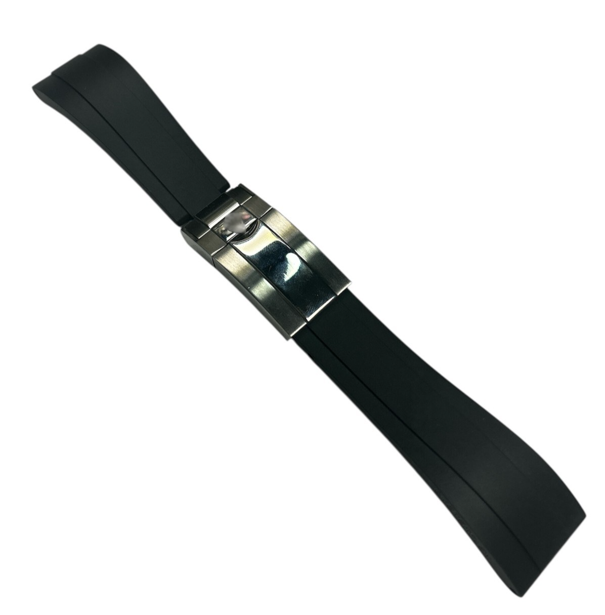 ROLEX Black OYSTERFLEX Watch Band 21MM Fit SUBMARINER, Rolex Deepsea & others