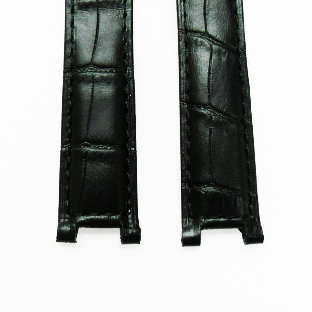 Watch Band Genuine Leather Alligator Grain (PADDED) fit Cartier Watch, 18X9.4X16