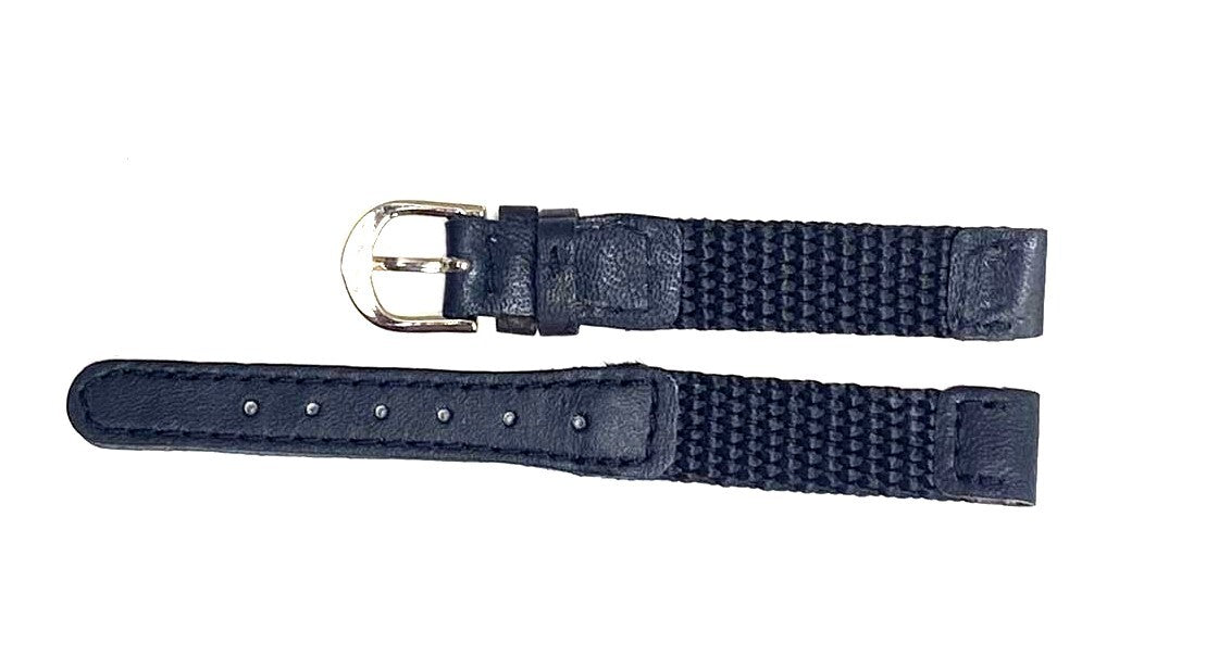 Lot of 6Pcs Watch Bands Black Leather & Fabric Fits Swiss Army ladies Watches