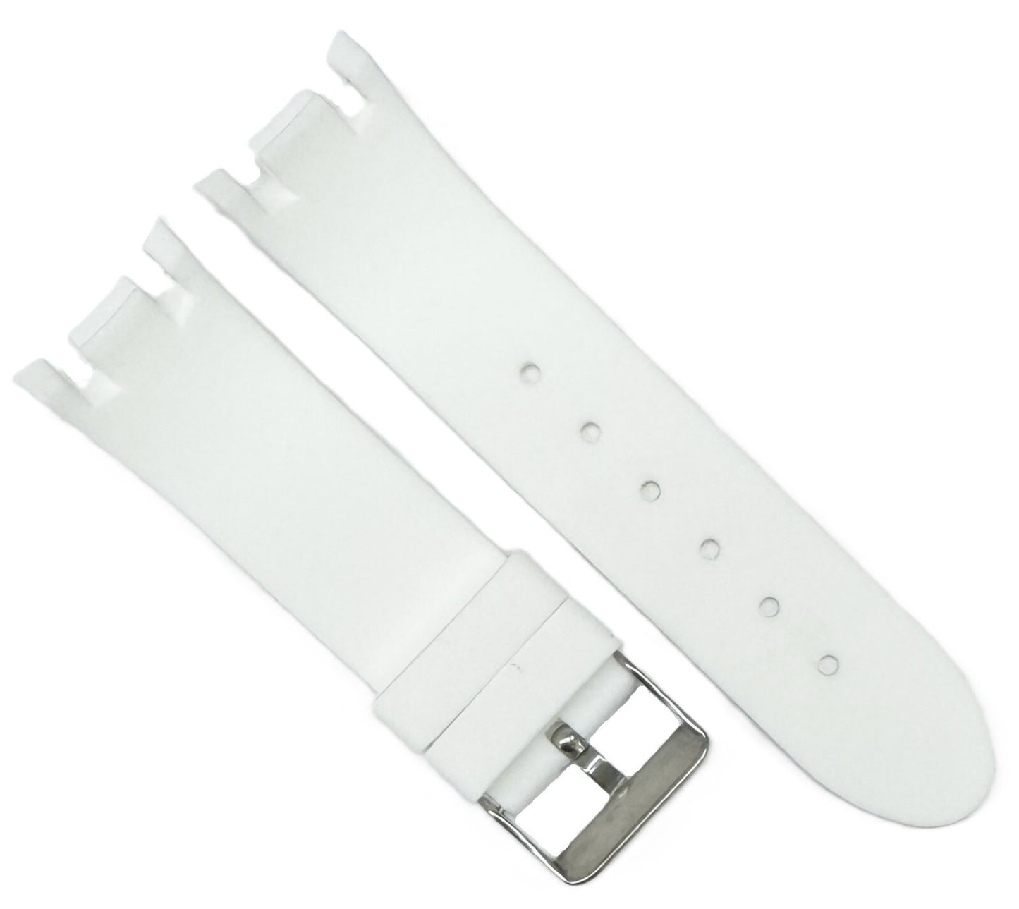 24mm White Color Silicon Rubber Replacement Watch Band for JOE RODEO Master