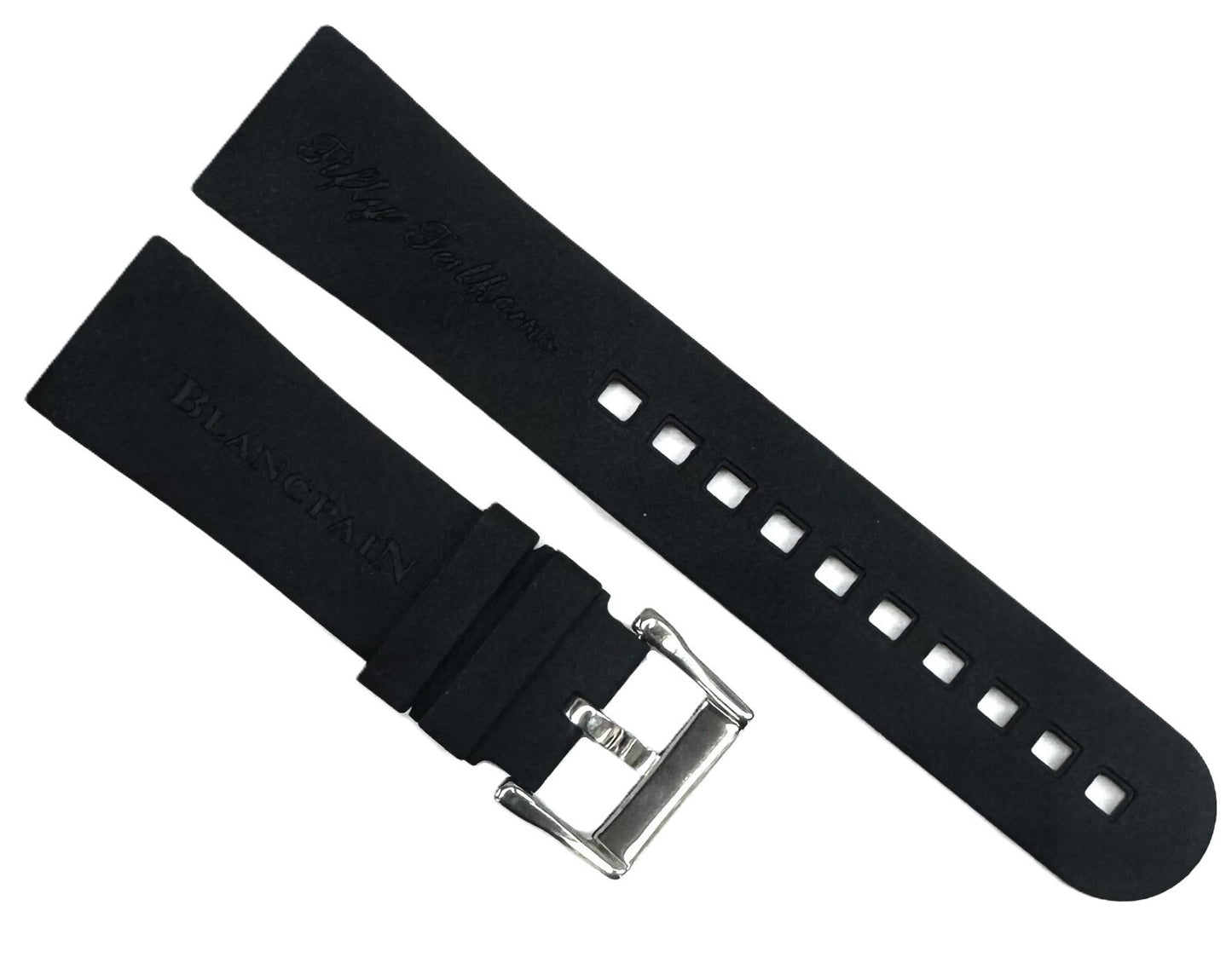23x20 mm High-Quality Replacement Rubber Watch Band for BLANC PAIN Watches
