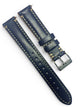 Genuine Calf Leather Navy Blue Watch Band with quick release pin 22 * 18 MM