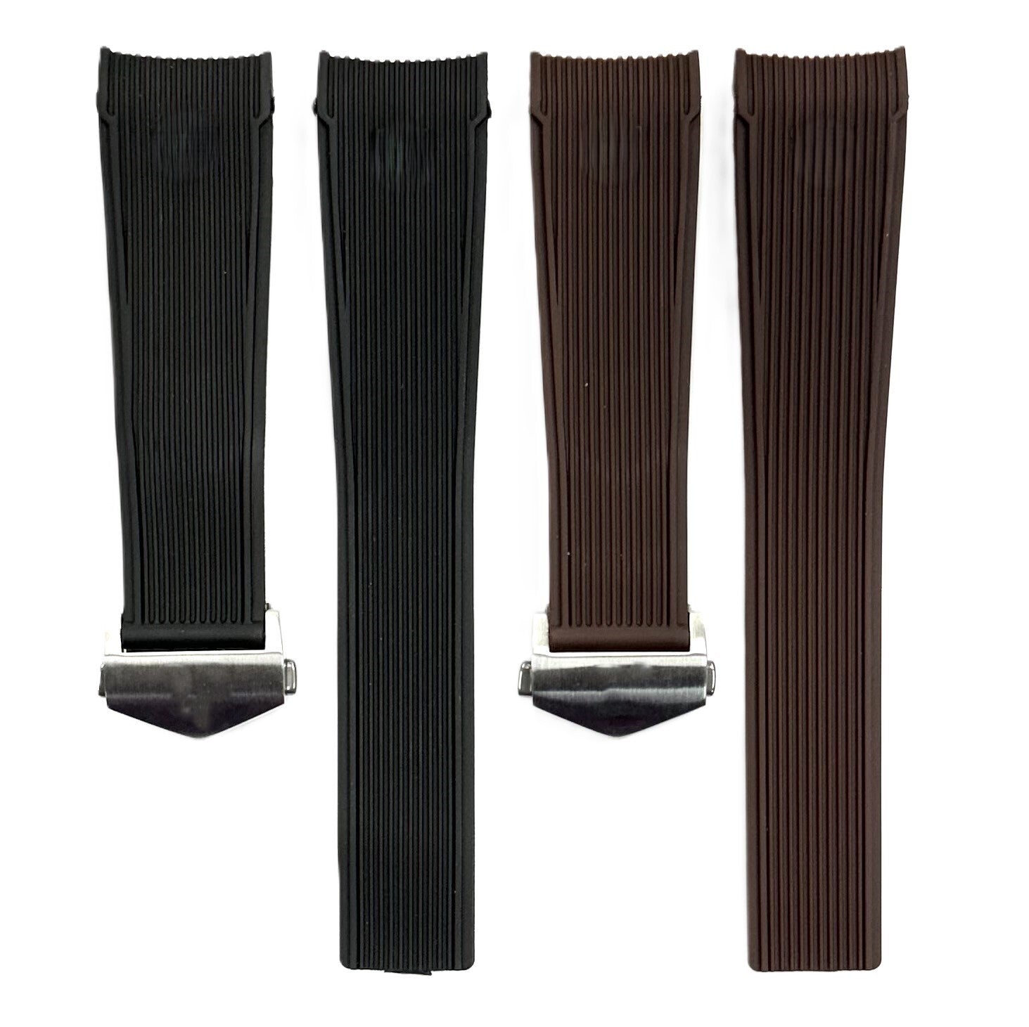 22mm & 24mm Replacement Rubber Watch Band for TAG HEUER AQUARACER Watches