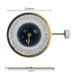 Watch movement 23.8mm 2Hands Height 1.9mm w/ Date Position at 3 for ISA 230