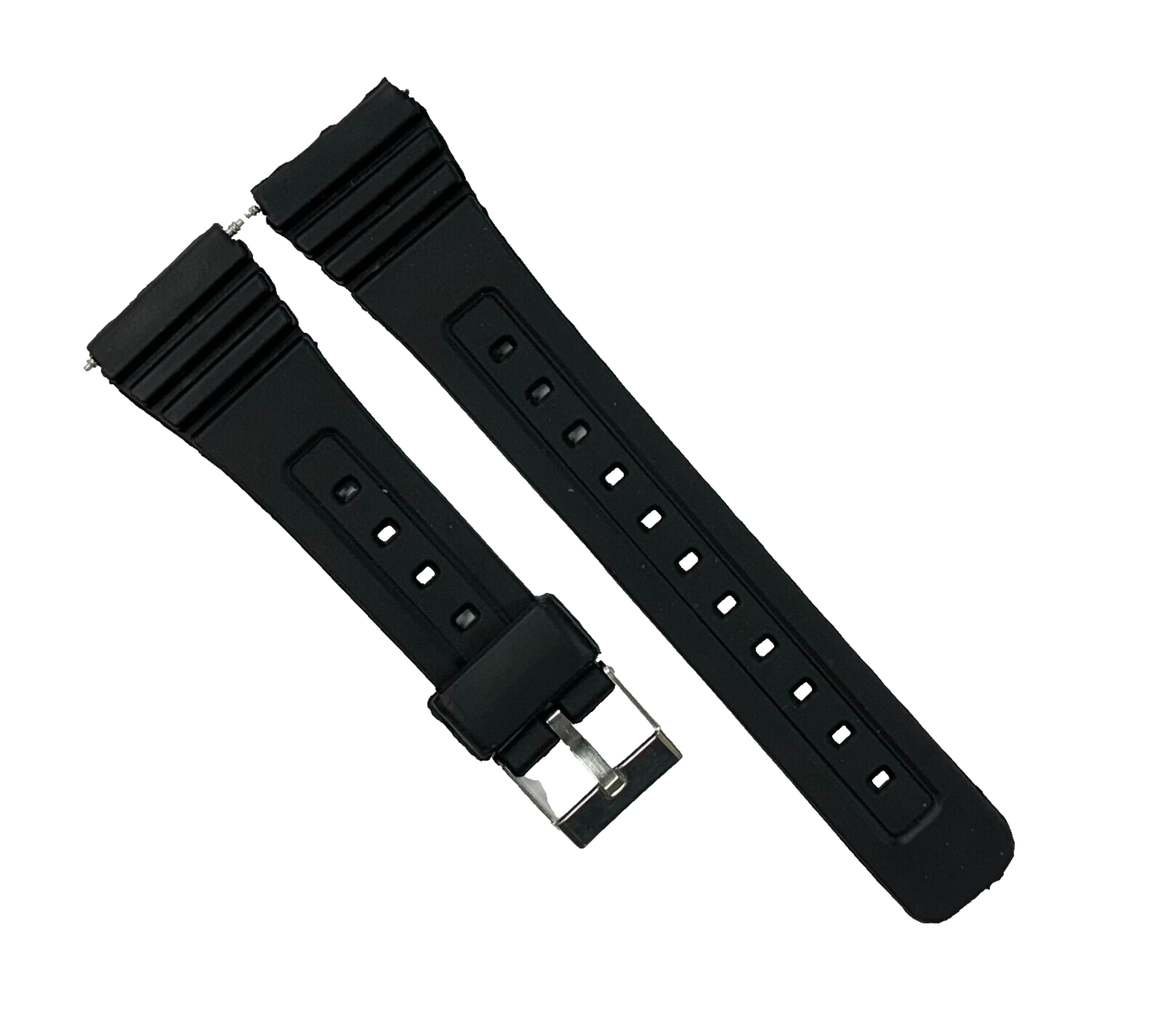 Lot of 6, 22mm PVC Plastic Watch Band Fit to CASIO & Other Watches