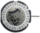 Hattori VK67 Date At 4:30 Quartz Watch Overall Height: 7.4mm