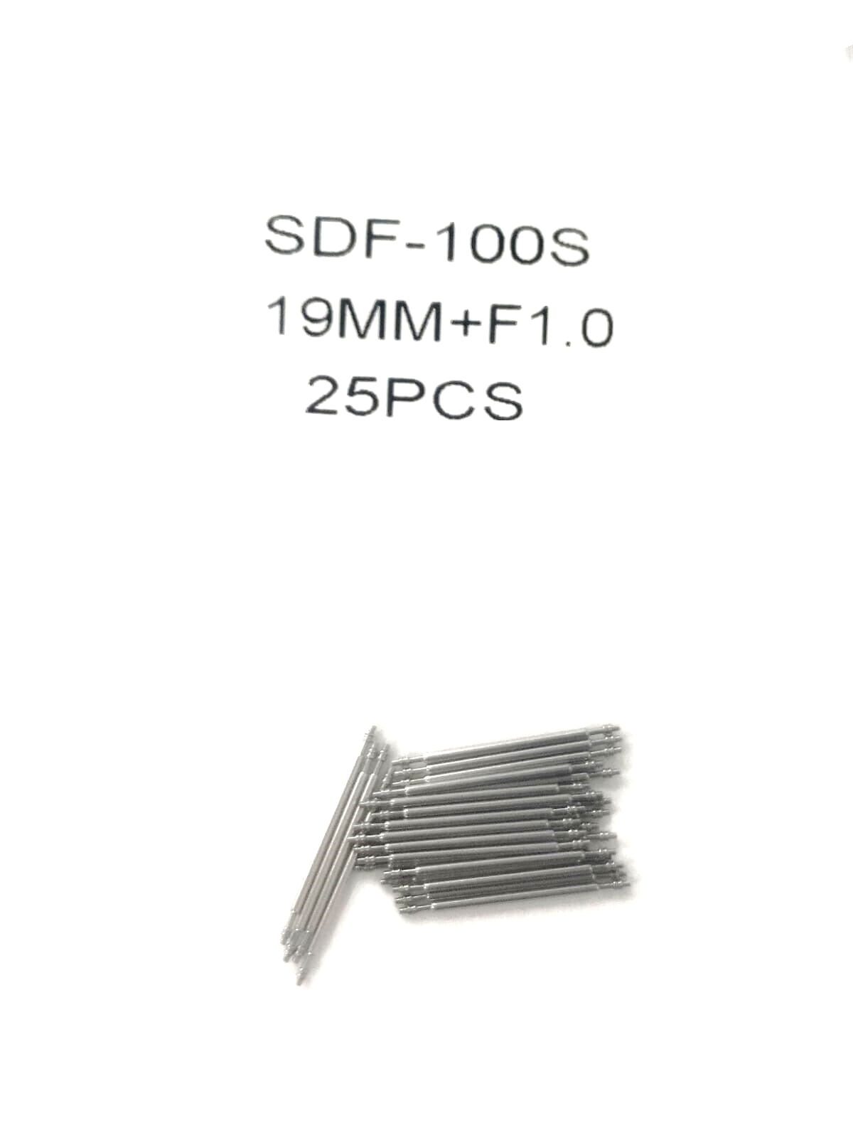 25pcs Stainless Steel Watch Band Spring Bars Strap Link Pin 19mm Thickness 1.0mm