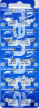 Renata 335 Watch Cell Batteries SR512SW, SWISS MADE, 0% MERCURY (Pack 10)