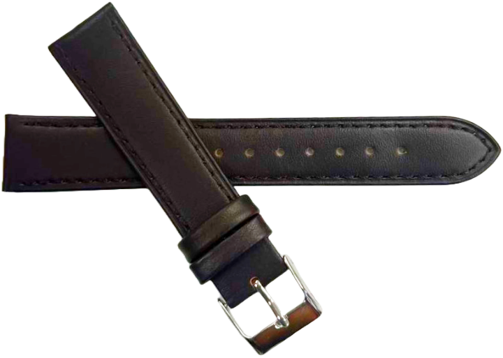 Set of 6PCS Multi-Color Watch Band Size (14✖12)mm Stitched Plain Leather Strap