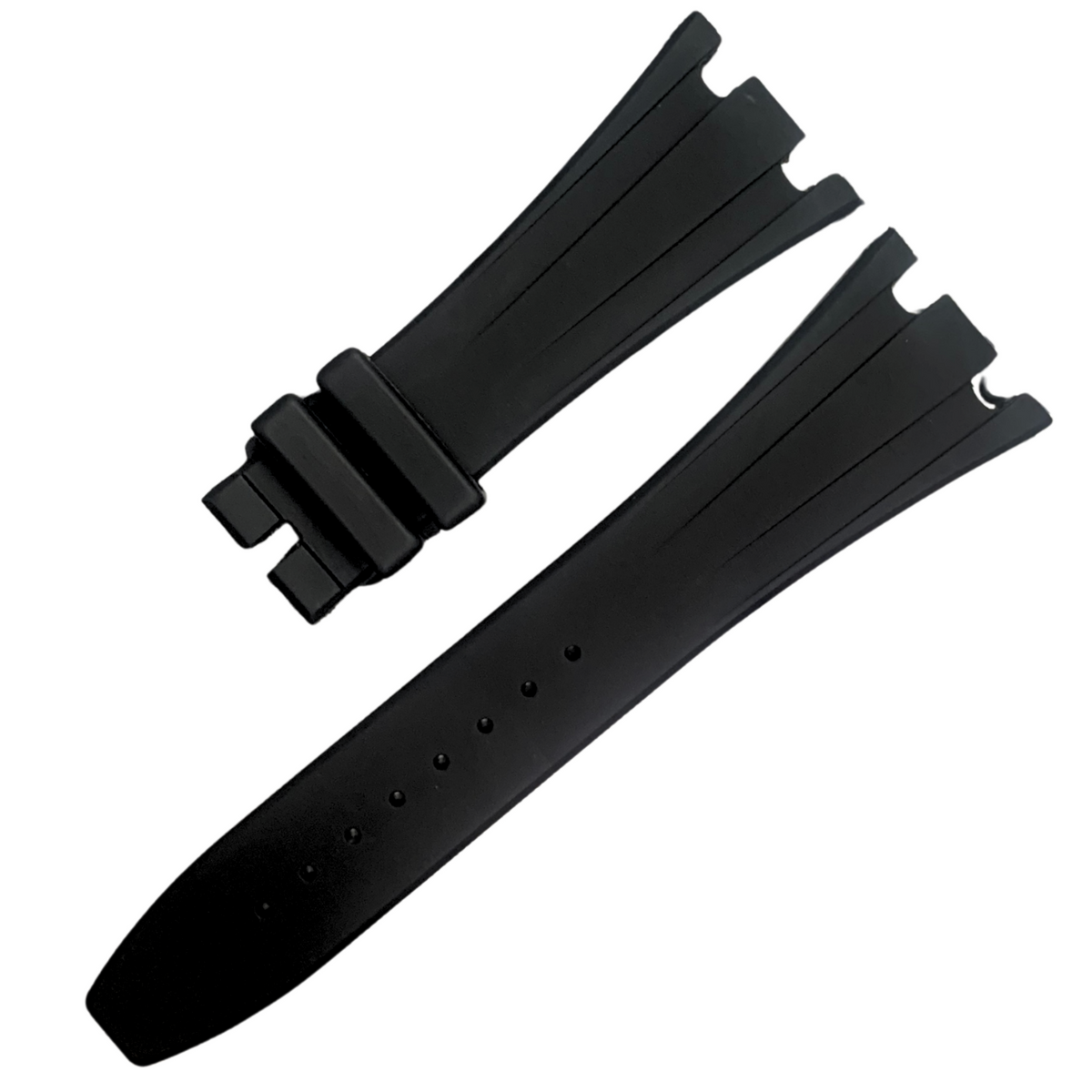 New High Quality 27x18 mm Plain Black Color Special Rubber Band for AP Watches