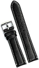 Watch Band Genuine Leather Black ,Stitched 19mm for High End Watches(A1 Quality)