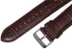 Watch Band D.Brown Genuine Leather  Alligator Grains Padded 30mm(Super Quality) 