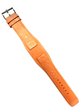 22mm Genuine Leather Orange Watch Band Compatible with Fossil & Guess