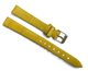 Watch Band Genuine Leather Alligator Grain Yellow Flat 12mmxl
