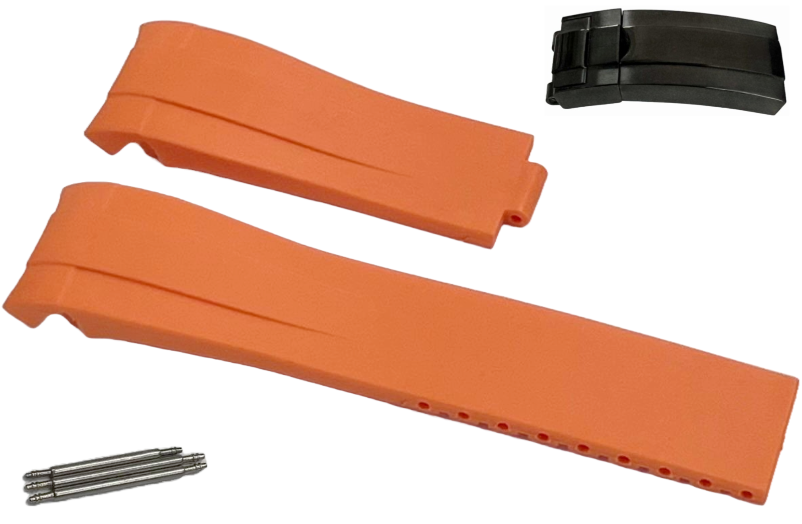 ROLEX ORANGE Watch Band 21MM Fits DateJust SUBMARINER GMT DAYTONA EXPLORER