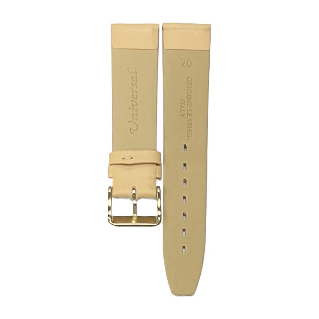 High Quality Watch Bands Flat Genuine Leather Plain 18-24mm