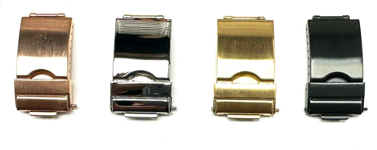 Watch Steel Band Buckle Clasp Flip Lock 22mm Fit to many Different Bands