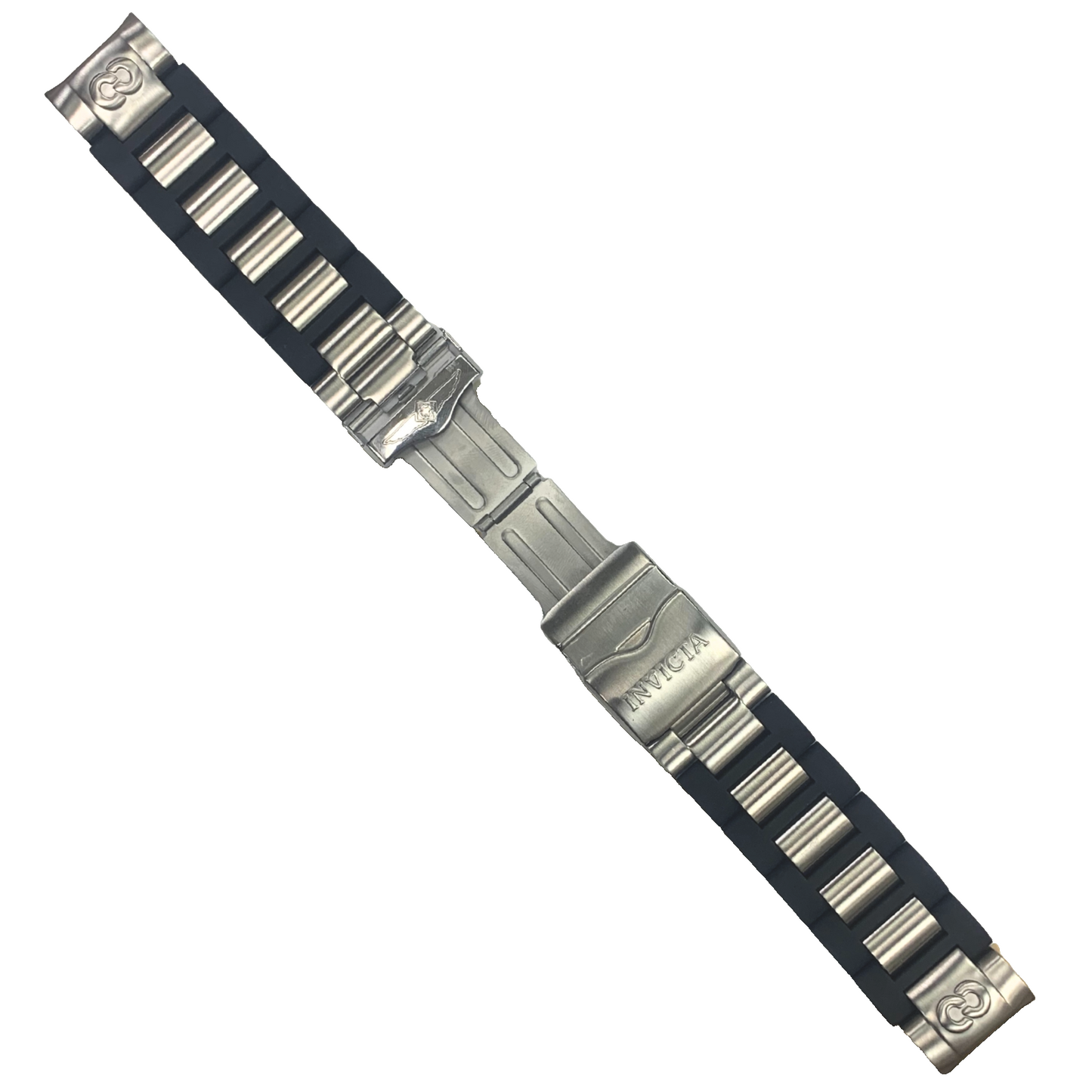 Original Invicta 33654 - Genuine Watch Band - 26mm Black Silicone Steel [OEM]