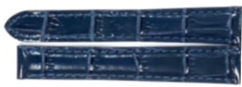 Watch Band Genuine Leather Alligator Grain fit Cartier Watch 18x16MM