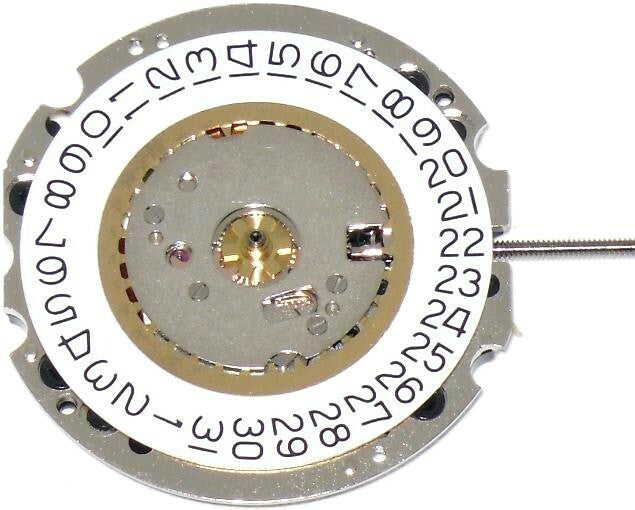 Ronda 705 Watch Movement Swiss Made, Date at 3 and 3 hands