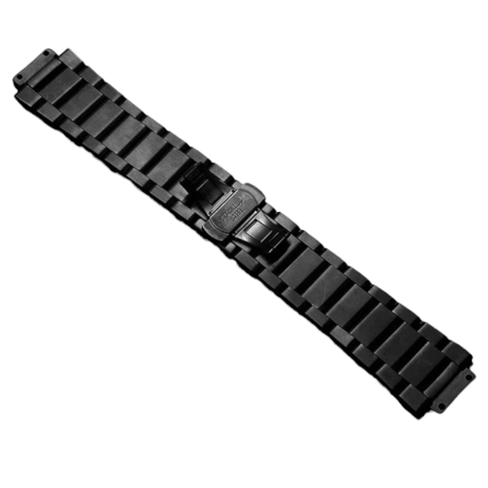 Stainless Steel Black Watch Band Strap Mens Bracelet 19x27mm for Hublot Big Bang