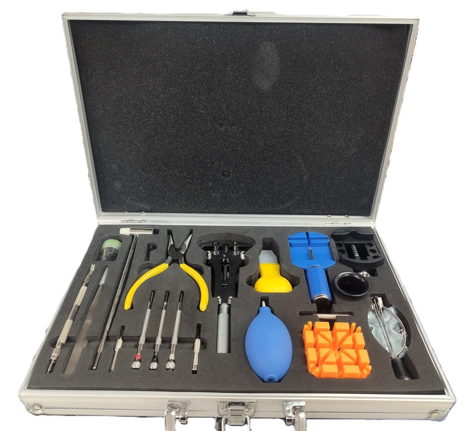 WATCH REPAIR TOOL KIT - 21 PCS - BREIFCASE TOOL CASE